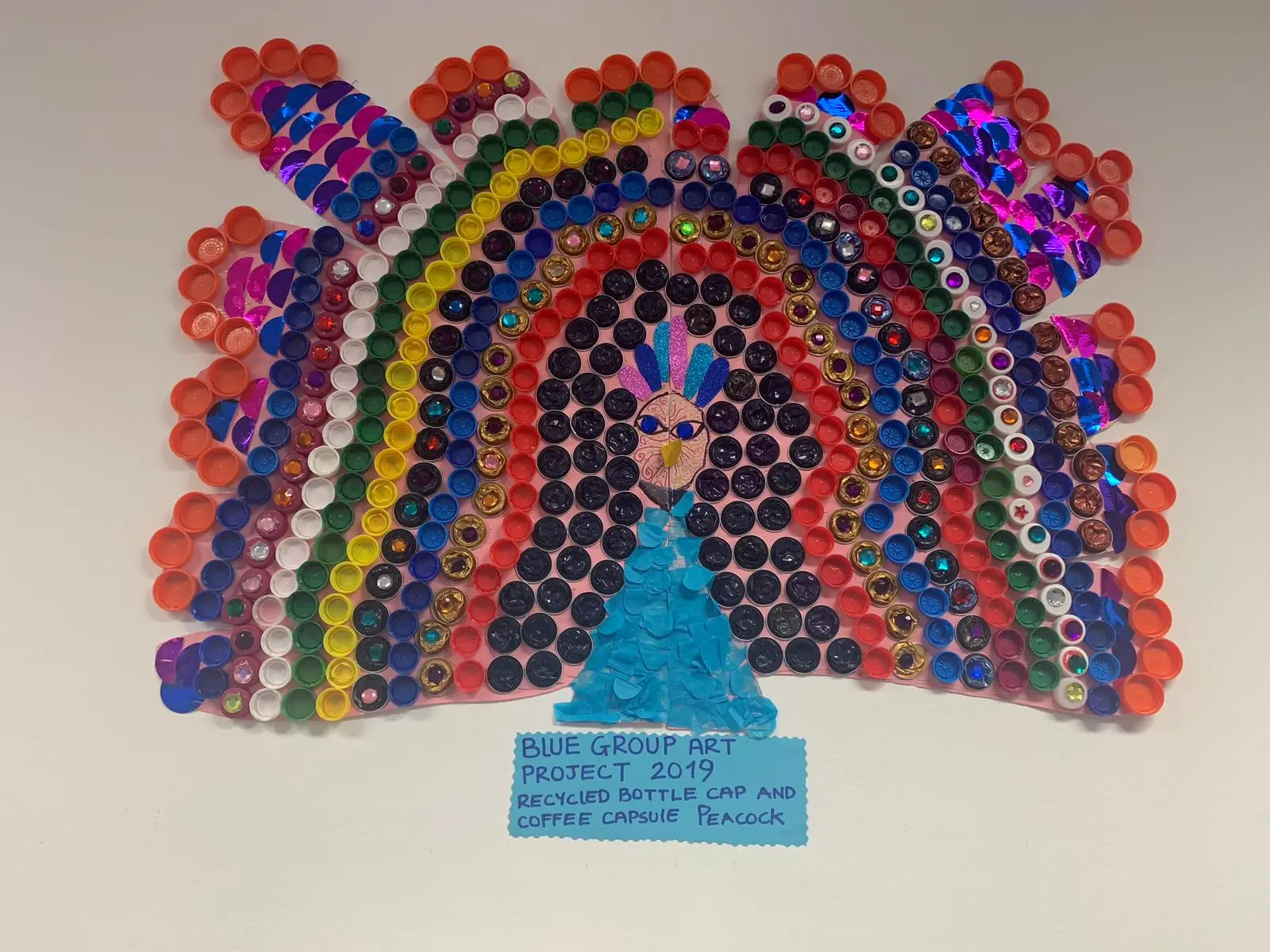 Rainbow Craft Display at Vienna English Preschool