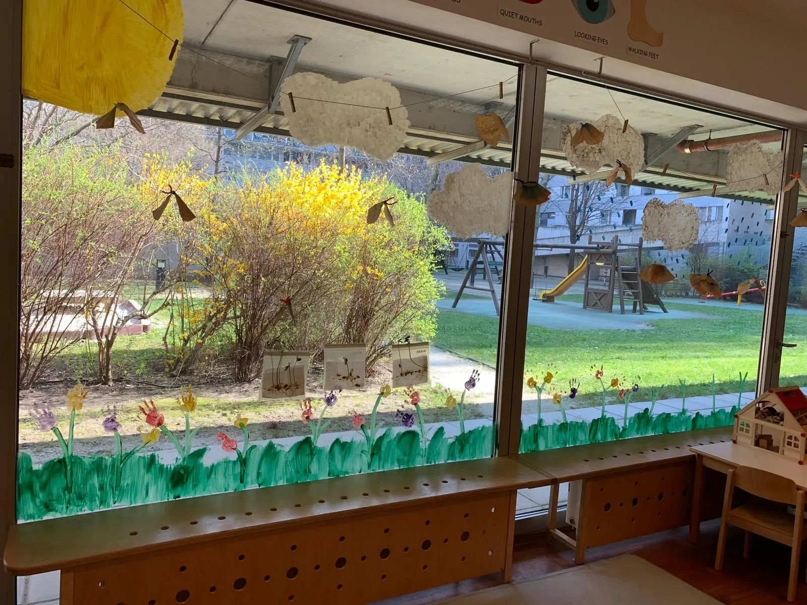 Window Garden Decorations at Vienna English Preschool