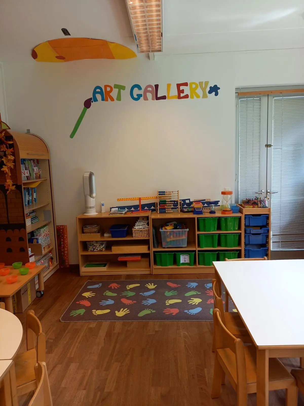 Art Gallery Room Overview at Vienna English Preschool