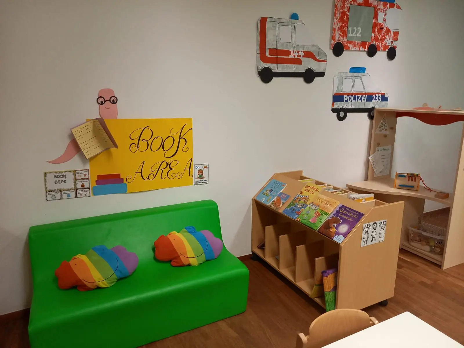 Box Office Role Play Corner at Vienna English Preschool